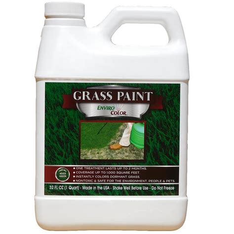 It employs 60 Tall Fescue Grass. . Grass paint lowes